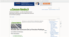 Desktop Screenshot of concours-annales.fr